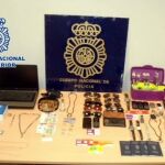 Imagen de algunas de las piezas recuperadas por la Policía