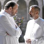 Imanol Arias y José María Pou, que interpreta al superior de la orden de los jesuitas