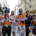 Lisboa, un hervidero de merengues y colchoneros