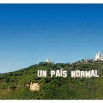 La ANC lanzó una campaña inspirada en Hollywood a favor del «sí» con la montaña de Collserola como telón de fondo