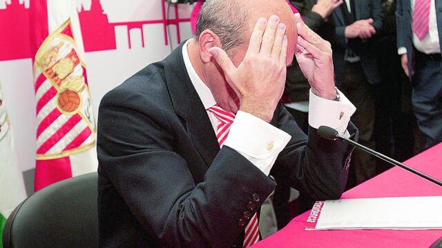 Despedida del presidente del Sevilla Jose Maria del Nido
