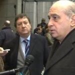 Jorge Fernández Díaz, hoy, a su llegada a la reunión del Consejo de Ministros de Justicia y Asuntos de Interior de la UE en Bruselas.