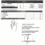 Mano de obra barata. Documento firmado por el ex consejero de Empleo que explicita el sueldo de los alumnos