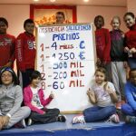 Algunos de los 22 niños elegidos este año para repartir suerte y felicidad en el Sorteo de la Lotería de Navidad.
