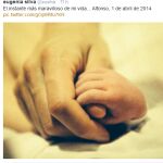 Eugenia Silva y Alfonso de Borbón ya son papás