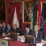 Imagen de la reunión celebrada esta mañana en La Maestranza de Sevilla