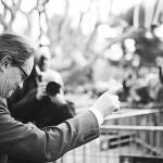President of the Catalonian regional government Artur Mas gestures outside Catalonia's parliament after voting on whether to seek the right to hold a referendum on independence from Spain in Barcelona, Spain, Thursday, Jan. 16, 2014. After years of mass protests by Catalans demanding the right to decide whether they want to break away from Spain and form a new European nation, the wealthy northeastern regionís lawmakers are voting to ask permission from Spanish authorities to hold a secession referendum in November. The request eight months ahead of a Scottish independence referendum is certain to be denied by the central government in Madrid but is virtually guaranteed of generating even more separatist fervor. (AP Photo/Manu Fernandez)
