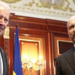 Turchinov con el vicepresidente de EEUU, Joe Biden, el pasado martes.