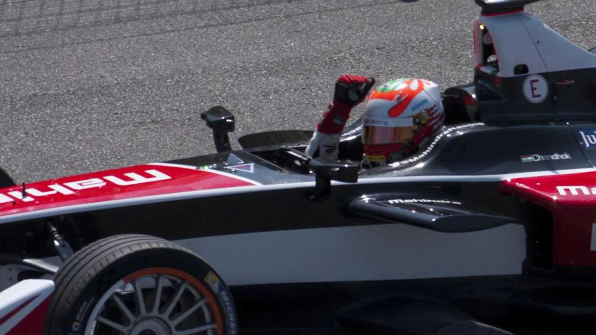 Un coche de Fórmula E