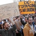 El sector sanitario lleva protestando meses.