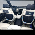 El interior del Land Rover Discovery Vision Concept es futurista.