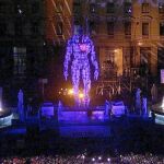 Una imagen de la celebración de Fin de Año en 2000 dirigida por La Fura dels Baus