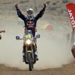 Marc Coma celebra la victoria