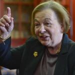 Gerda Horneck, durante la entrevista