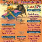 Cartel anunciador del próximo Zapato de Oro arnedano