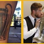 Así luce la «Décima» en la pierna de Ramos