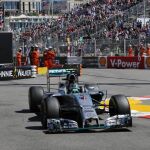 Nico Rosberg durante la clasificación en Mónaco