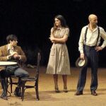 VIEJOS CÓMICOS. Rellán, Fernández, Novas, Molina, Gil, Viyuela y Herrera, en la obra