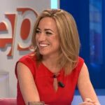 Carme Chacón, durante la entrevista.