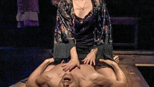 Marta Belaustegui y Marc Clotet, en la obra