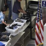 Control de seguridad en el aeropuerto de Seattle