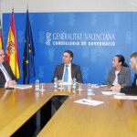 De izquierda a derecha: De Rosa, Castellano, De la Oliva y Bravo