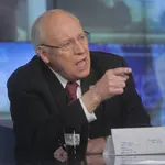 El ex vicepresidente de Estados Unidos, Dick Cheney, hoy, en el programa "Meet the Press", de la NBC.