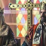 Escena de «Isabel» con Michelle Jenner y Rodolfo Sancho