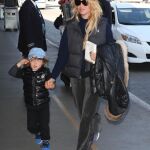 Paulina Rubio en Los Angeles con su hijo Andrea Nicolás