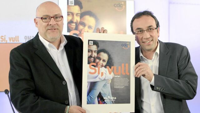 Rull y Corominas presentan la campaña para combatir al PP