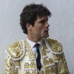 Miguel Abellán en el patio de cuadrillas de Brihuega