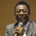 El ex futbolista brasileño Edson Arantes do Nascimento «Pelé»