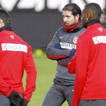 Simeone recibió los elogios de Luis García, técnico del Getafe