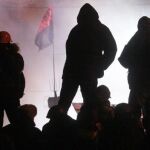 Las barricadas continúan en el centro de Kiev