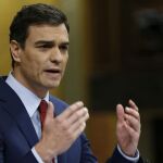 El líder del PSOE, Pedro Sánchez
