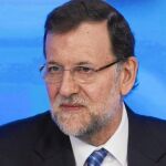 El presidente del Gobierno, Mariano Rajoy, durante un Comité Ejecutivo del Partido Popular