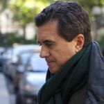 El expresidente balear Jaume Matas, a su llegada hoy de la Audiencia de Palma