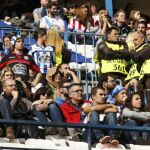 Miembros de seguridad durante el partido