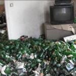 Imagen del estado en el que encontraron la vivienda el pasado domingo
