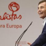 Tomás Gómez durante un acto electoral este mes de mayo-