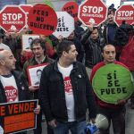Integrantes de Stop Desahucios