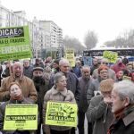 Última manifestación de los preferentistas en Valladolid