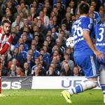 Adrián marcó el primer tanto del Atlético, el del empate que ya daba la clasificación a los rojiblancos