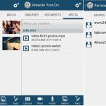 Controla los archivos de texto, audio, fotos o vídeo que envias mediante Prot-On