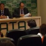 Un momento de la rueda de prensa de la Federación de Trabajadores Autónomos.
