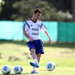 Messi durante una sesión de recuperación en Buenos Aires.