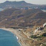 Imagen de la playa del Algarrobico, dentro del Parque Natural de Cabo de Gata-Níjar