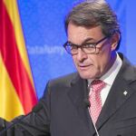 El presidente de Cataluña Artur Mas