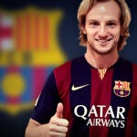 Rakitic con la camiseta del Barcelona