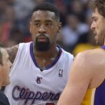 Pau Gasol y el jugador de los Angeles Clippers DeAndre Jordan